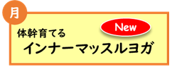 (月曜日)体幹を育てるインナーマッスルヨガ